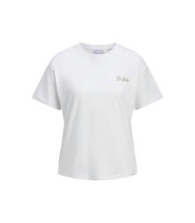 Camiseta jack & Jones JXgia RXL SS Print Tee JRS Bright White La Siesta Mujer