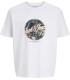 Camiseta Jack & Jones JJhonolulu Shape Tee SS Crew Neck Junior Bright White