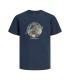 Camiseta Jack & Jones JJhonolulu Shape Tee SS Crew Neck Junior Navy Blazer
