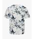 Camiseta Jack & Jones JJhonolulu Aop Tee SS Crew Neck Junior Cloud Dancer