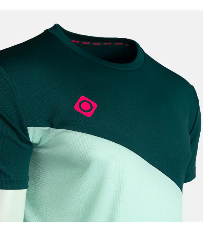 Camiseta Izas Abi V2 Hombre Fair Aqua Dark Atlantic Diva Pink