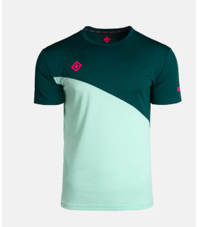 Camiseta Izas Abi V2 Hombre Fair Aqua Dark Atlantic Diva Pink