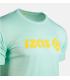 Camiseta Izas Creus Big Logo Hombre Fair Aqua Light Yellow
