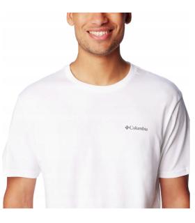 Camiseta Columbia CSC Basic Tee White Hombre