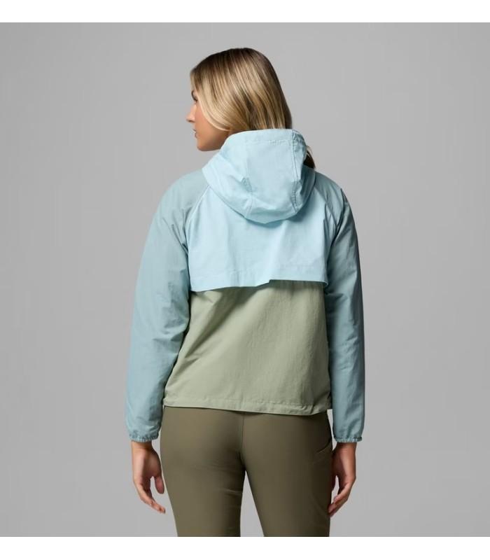 Chaqueta Columbia Spire Valley Windbreaker Cortavientos Safari Marine Mujer