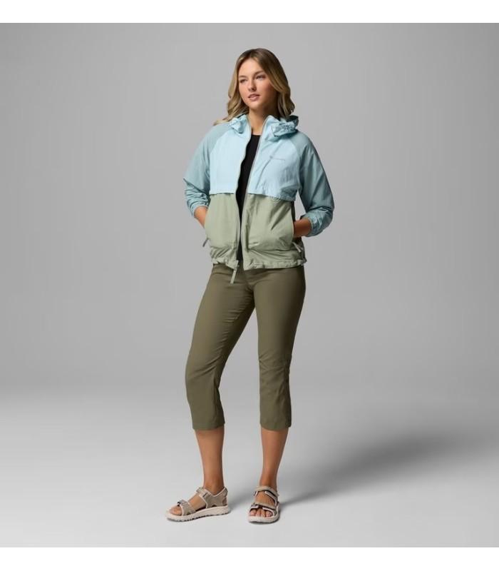 Chaqueta Columbia Spire Valley Windbreaker Cortavientos Safari Marine Mujer