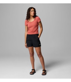 Pantalon Columbia Sequoia Grove Woven Short Negro Mujer