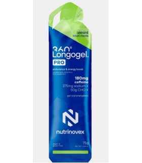 Nutrinovex Longogel 180MG De Cafeina Limon Menta