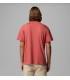 Camiseta Columbia CSC Basic Tee Washed Red Hombre