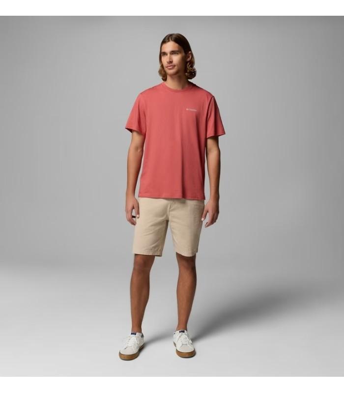 Camiseta Columbia CSC Basic Tee Washed Red Hombre