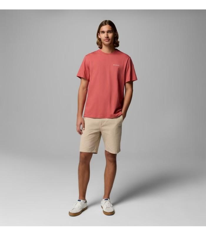 Camiseta Columbia CSC Basic Tee Washed Red Hombre