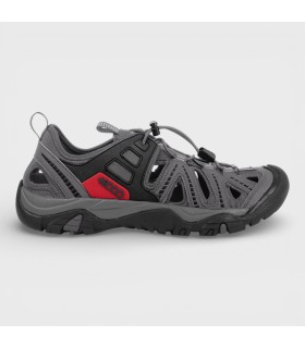 Sandalia +8000 Tahex Gris Oscuro Negro Hombre