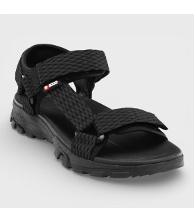 Sandalia +8000 Tehon Negro Hombre