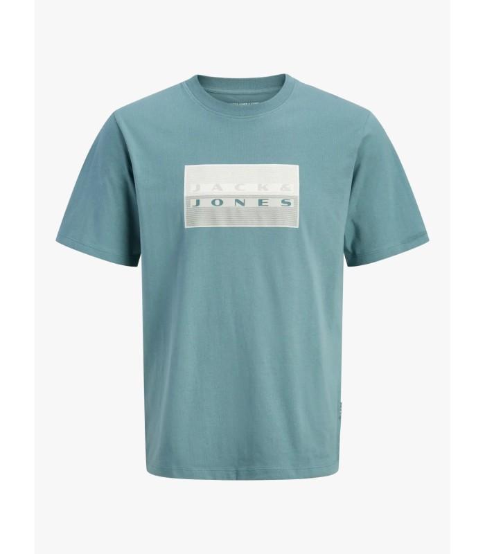 Camiseta Jack & Jones Jcofusion Dots Print Tee SS CN SN Junior Aqua Gray