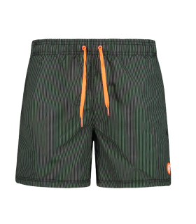 Bañador CMP Shorts Hombre Rayas Antracite/Salvia