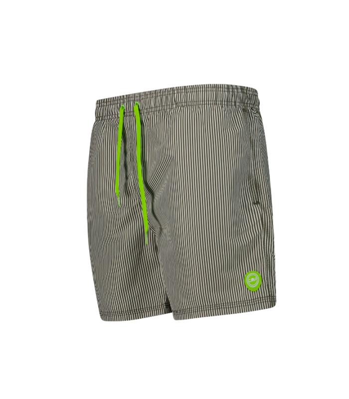 Bañador CMP Shorts Hombre Rayas Oilgreen/BCO