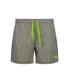 Bañador CMP Shorts Hombre Rayas Oilgreen/BCO