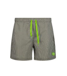 Bañador CMP Shorts Hombre Rayas Oilgreen/BCO