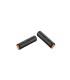 Puños Ciclovation Trail Silcolite Grip Topo Matte Black Anodized Orange