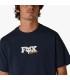 Camiseta Fox Checker 195 Original SS Tee Azul Medianoche