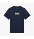 Camiseta Fox Checker 195 Original SS Tee Azul Medianoche