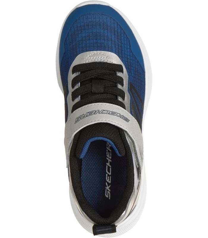 Zapatilla Skechers Microspec Velocity Navy Silver Junior