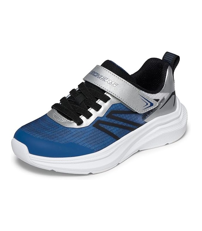 Zapatilla Skechers Microspec Velocity Navy Silver Junior