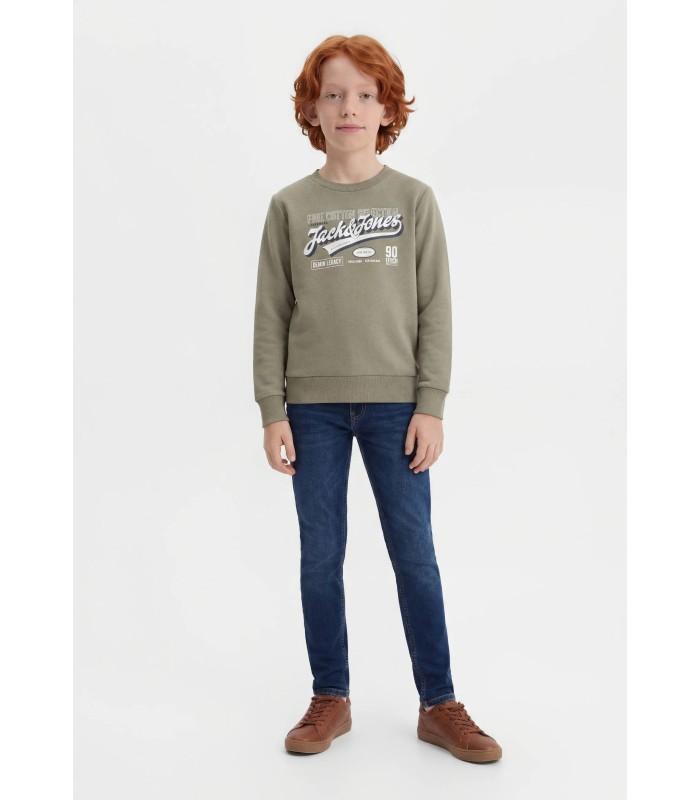 Sudadera Jack & Jones JJelogo Sweat Crew 2 Col Aw26 SN Junior Vetiver