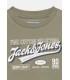 Sudadera Jack & Jones JJelogo Sweat Crew 2 Col Aw26 SN Junior Vetiver