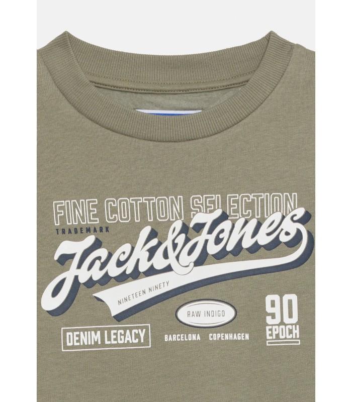 Sudadera Jack & Jones JJelogo Sweat Crew 2 Col Aw26 SN Junior Vetiver