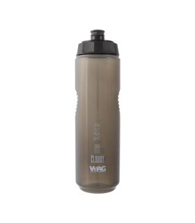 Botella Wag Pro Cloudy 900 Sin Capsula Protectora Negro Transparente