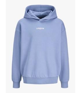 Sudadera Jack & jones Jxnelly LS Hood SWT LN Niña Country Blue London