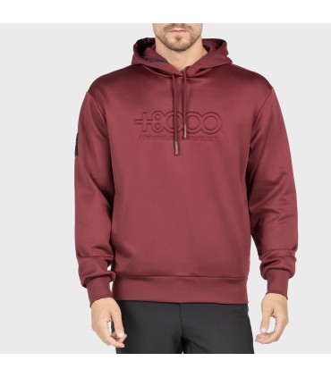 Sudadera +8000 Absol Granate Hombre