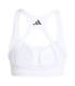 Top Adidas OPT 3S MS Bra Blanco Negro Mujer