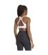 Top Adidas OPT 3S MS Bra Blanco Negro Mujer