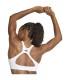 Top Adidas OPT 3S MS Bra Blanco Negro Mujer