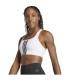 Top Adidas OPT 3S MS Bra Blanco Negro Mujer