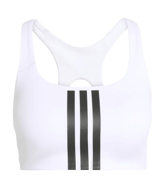 Top Adidas OPT 3S MS Bra Blanco Negro Mujer