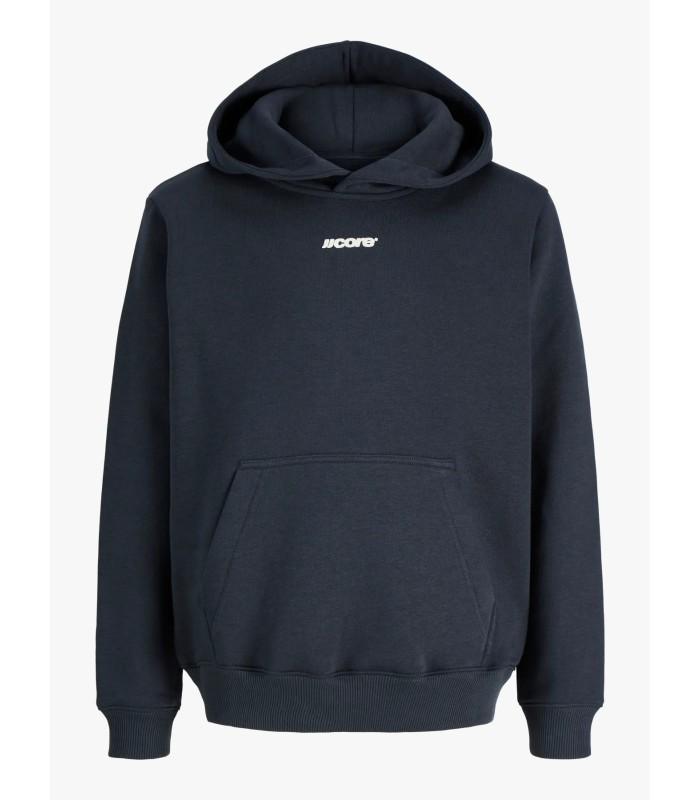 Sudadera Jack & Jones JCoclub Back Script Sweat Hood SN Junior Negro