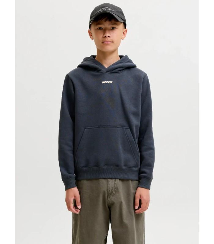 Sudadera Jack & Jones JCoclub Back Script Sweat Hood SN Junior Negro