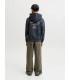 Sudadera Jack & Jones JCoclub Back Script Sweat Hood SN Junior Negro