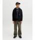 Sudadera Jack & Jones JCoclub Back Script Sweat Hood SN Junior Negro