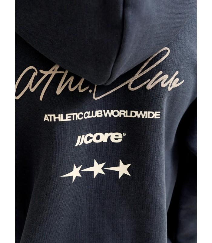 Sudadera Jack & Jones JCoclub Back Script Sweat Hood SN Junior Negro