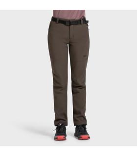 Pantalon +8000 Gudrid Mujer Tabaco
