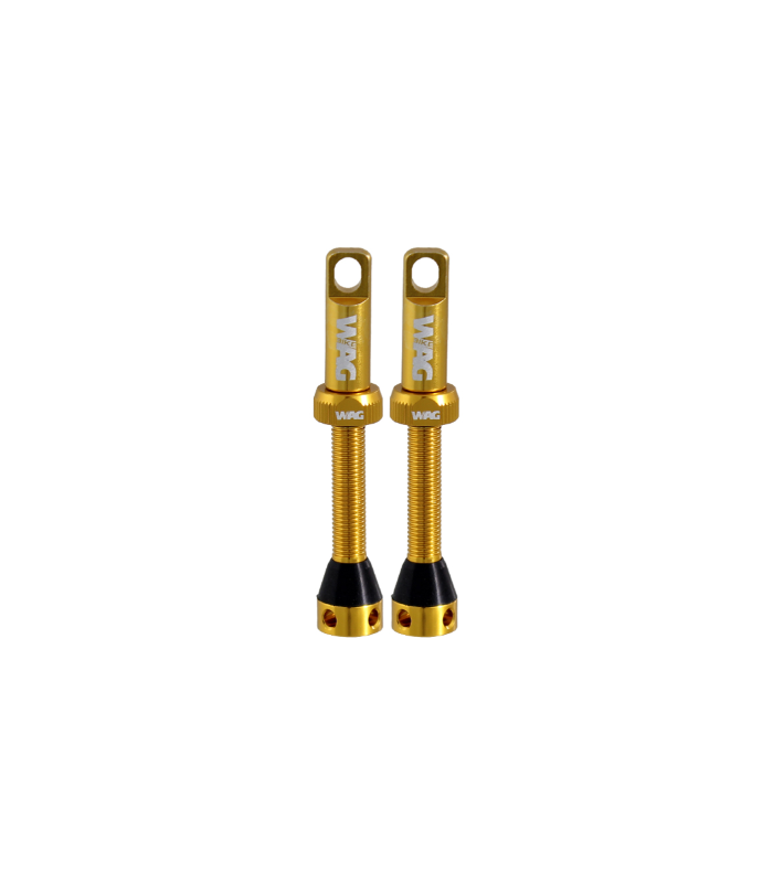 Valvulas Wag Tubeless De Aleacion 44MM Dorado