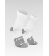 Calcetines Gobik Winter Merino Snowflake Unisex Blanco Gris