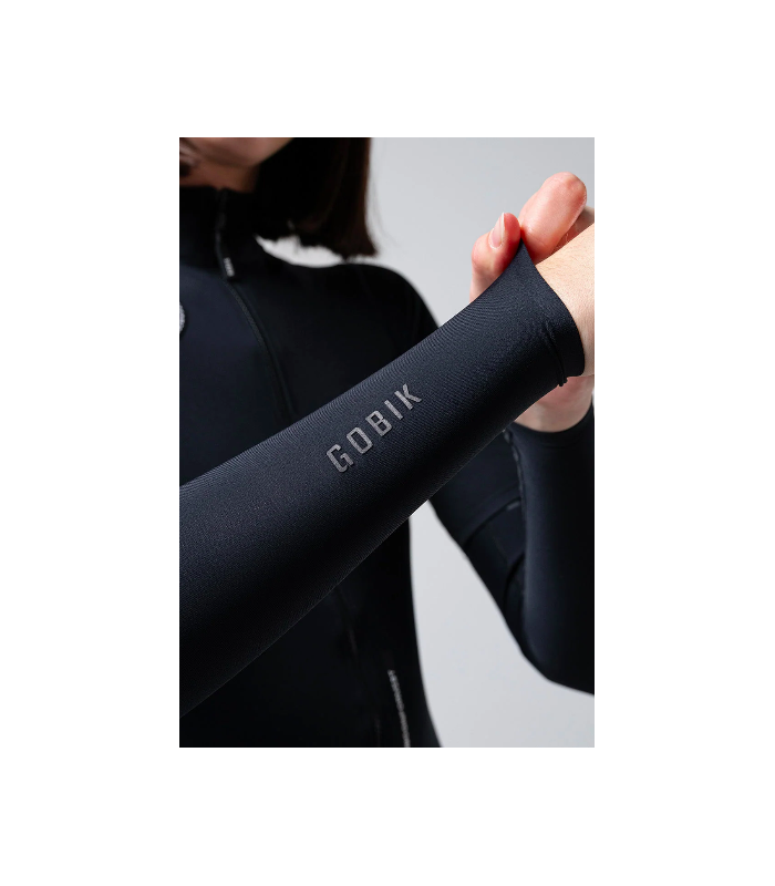 Manguitos Gobik Kaba 2.0 Termicos Unisex Pitch Negro