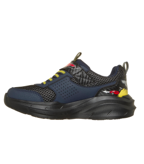 Zapatilla Skechers Garage Black Navy Junior