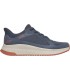 Zapatilla Skechers Bobs Squad 4 Navy Orng Hombre