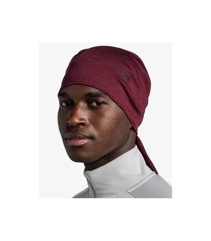 Buff Merino Lightweight Solid Garnet